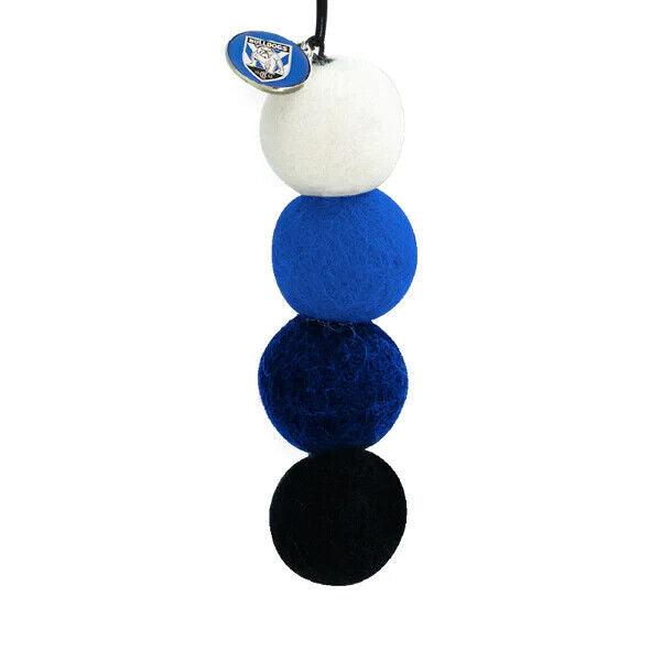 NRL Smelly Balls Set - Canterbury Bulldogs - Re-useable Car Air Freshener