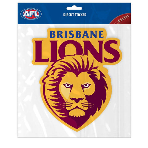 AFL Logo Sticker - Brisbane Lions - 16cm x 21cm Decal