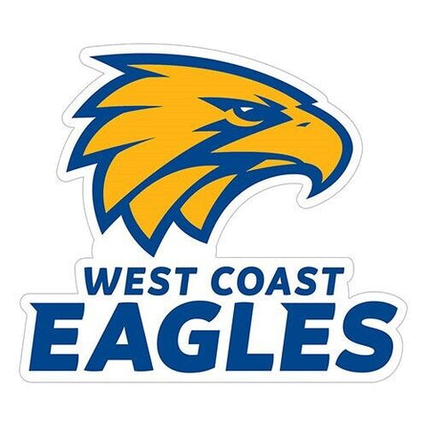 AFL Logo Sticker - West Coast Eagles - 16cm x 21cm Decal