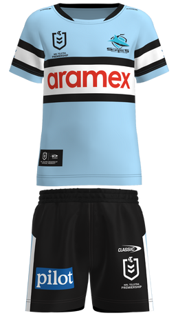 NRL 2023 Home Jersey - Cronulla Sharks  - TODDLER - Rugby League - CLASSIC