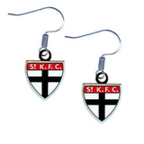 AFL Logo Metal Earrings - St Kilda Saints - Surgical Steel - Drop Earrings