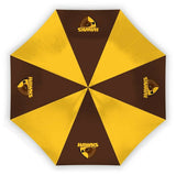 AFL Compact Umbrella - Hawthorn Hawks - Rain - Glovebox - 60cm Length W17cm