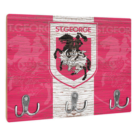 NRL Heritage Key Rack - St George Illawarra Dragons - Gift - Retro