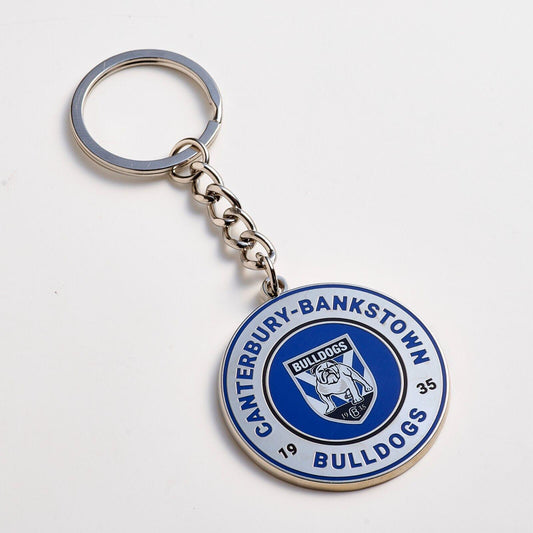 NRL Round Key Ring - Canterbury Bulldogs - Keyring - Rugby League - TROFE