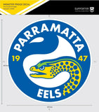 NRL Fridge Decal - Parramatta Eels -Team Logo Sticker - 437x437mm