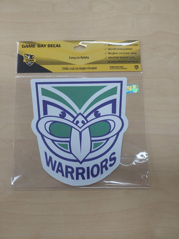 NRL Game Day Decal  - New Zealand Warriors - Car Sticker 180mm