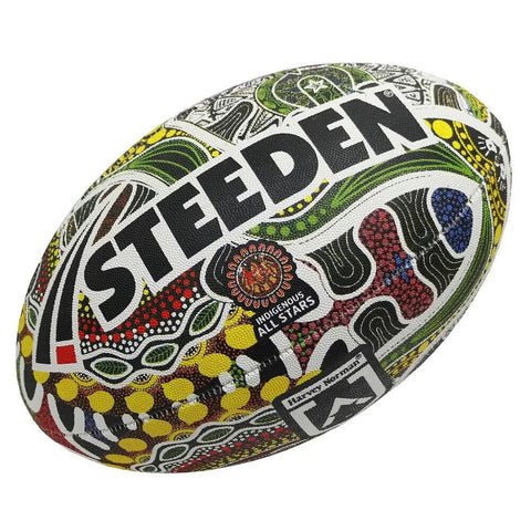 NRL 2024 Supporter Football - Indigenous All Stars  - Game Size Ball - Size 5