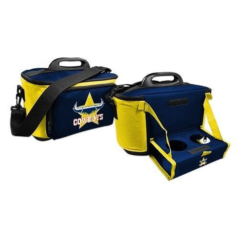 NRL Drink Cooler Bag With Tray - North Queensland Cowboys - Team Logo -
