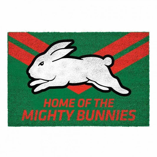 NRL Front Back Door Entry Floor Mat - South Sydney Rabbitohs - 61cm x 41cm