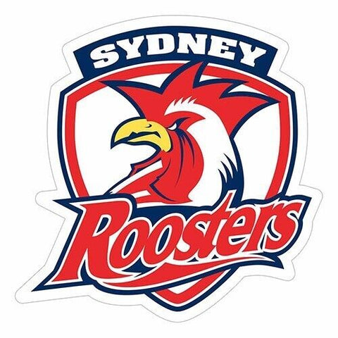 NRL Logo Sticker - Sydney Roosters - 25cm x 21cm Decal