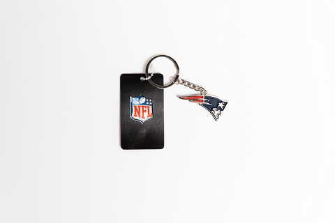 NFL Logo Keyring - New England Patriots - Key Ring - Metal