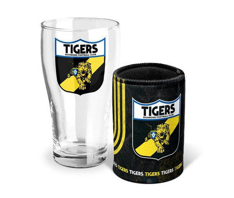 AFL Heritage Pint and Can Cooler Set - Richmond Tigers - Stubby Cooler