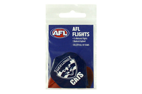 AFL Replacement Dart Flights Set Of 3 - Geelong Cats - Darts