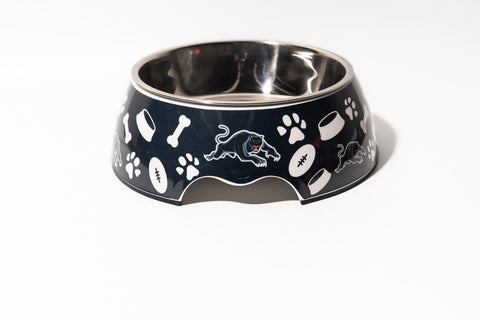 NRL Pet Bowl - Penrith Panthers - Food Water - Dog Cat