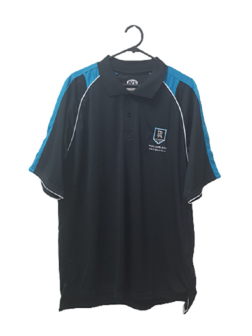 AFL Essentials Polo Tee Shirt - Port Adelaide Power - Adult - New Logo