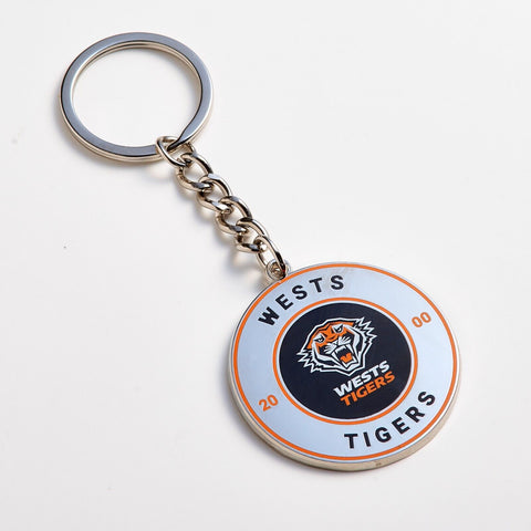 NRL Round Key Ring - West Tigers - Keyring - Rugby League -TROFE