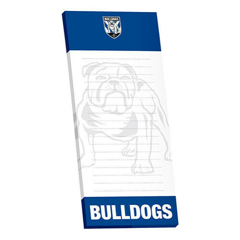 NRL Shopping List Note Pad - Canterbury Bulldogs -
