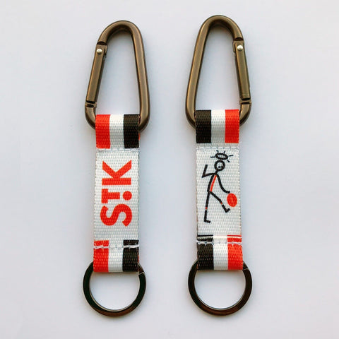 AFL Carabiner Key Ring - St Kilda Saints - Keyring - Clip and Ring