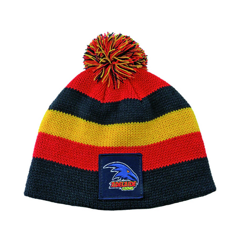 AFL Infant Beanie - Adelaide Crows - Warm - Winter Hat - Kids