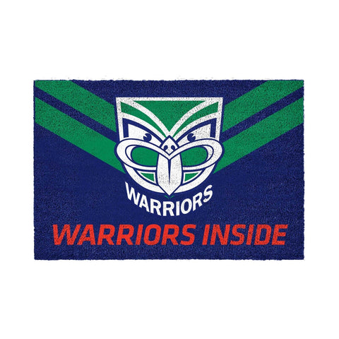 NRL Front Back Door Entry Floor Mat - New Zealand Warriors - 61cm x 41cm