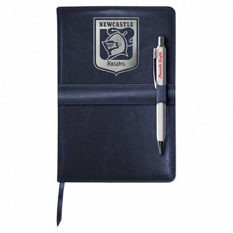 NRL Heritage Notebook & Pen Set - Newcastle Knights - A5 60 Page Pad