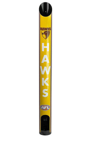 AFL Stubby Cooler Dispenser - Hawthorn Hawks - Fits 8 Cooler Wall Mount