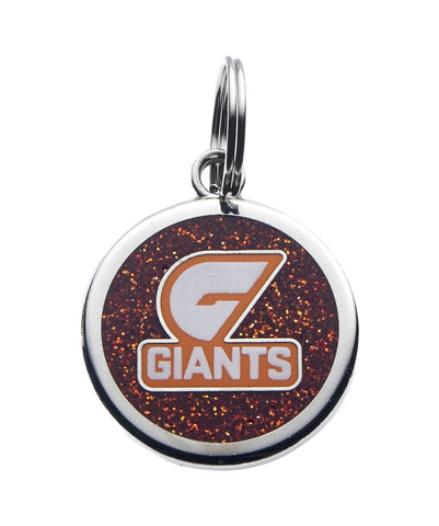 AFL Pet ID Tag - GWS Giants - Engravable - 25mm diameter