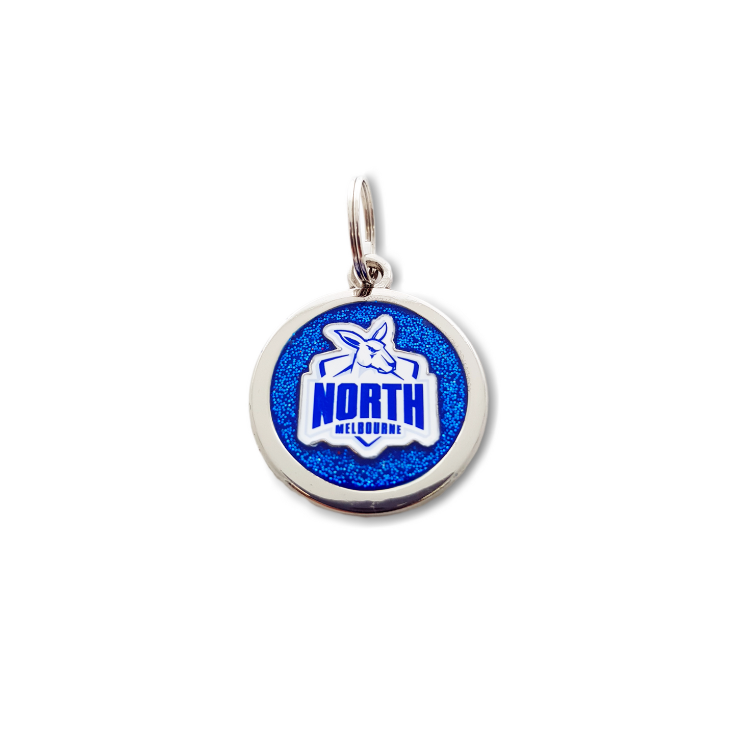 AFL Pet ID Tag - North Melbourne Kangaroos - Engravable - 25mm diameter