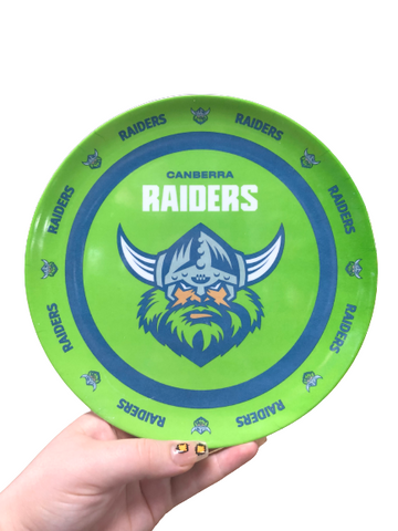 NRL Melamine Plate - Canberra Raiders - 20cm diameter - Single
