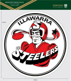 NRL Heritage Fridge Decal - Illawarra Steelers - Team Logo Sticker - 470x470mm