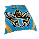 NRL Doona Quilt Cover With Pillow Case - Gold Coast Titans - All Sizes - Bed
