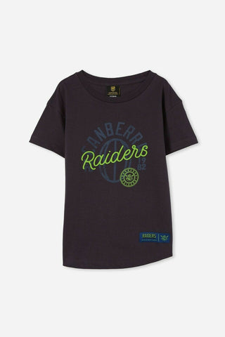 NRL Kids Puff Print Tee Shirt - Canberra Raiders - Toddler Youth T-Shirt