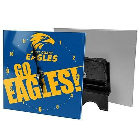 AFL Desk Clock  - West Coast Eagles - Gift Box - Football