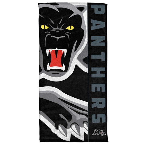 NRL Team Supporter Beach Bath Gym Towel - Penrith Panthers