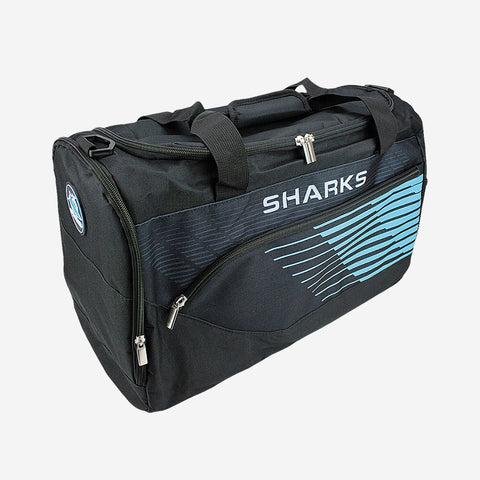 NRL Sports Bag - Cronulla Sharks - Team Logo Travel School Sport Bag