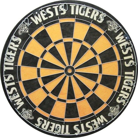 NRL Competition Size Dart Board - West Tigers - Dartboard