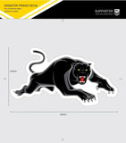 NRL Fridge Decal - Penrith Panthers -Team Logo Sticker - 434x235mm