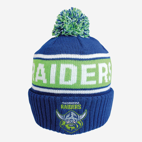NRL Striker Beanie - Canberra Raiders - Warm - Winter Hat - Adult