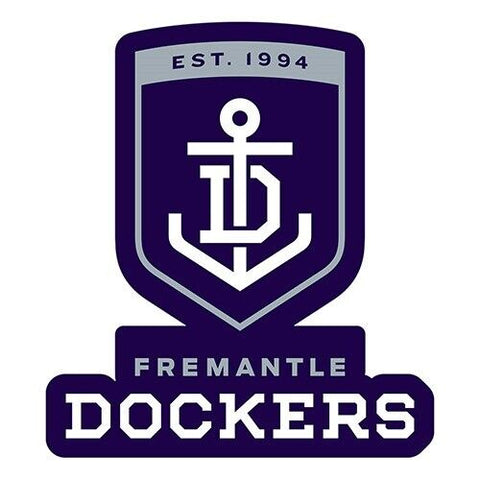AFL Logo Sticker - Fremantle Dockers - 16cm x 21cm Decal