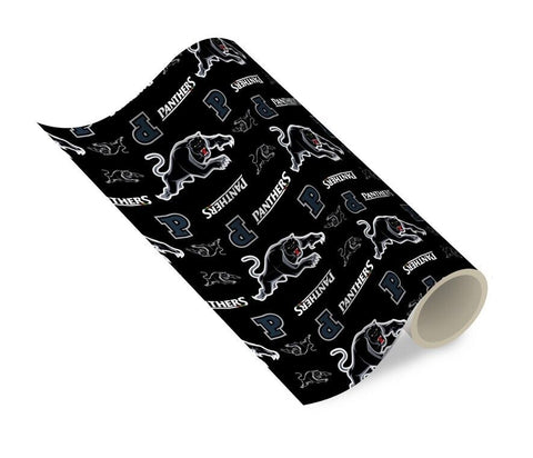 NRL Wrapping paper - Penrith Panthers - New Design - Gift Wrap - 49cm X 69cm