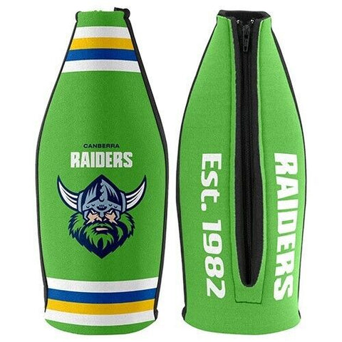 NRL Tallie Stubby Cooler - Canberra Raiders - Tally - Drink Cooler - Zipper