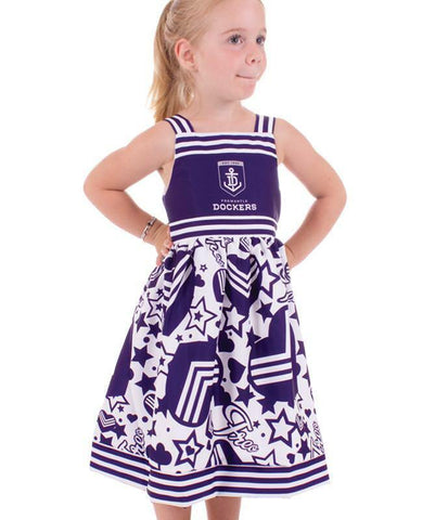 AFL - Fremantle Dockers - Stars And Stripes Dresses - Youth Toddler - Dress Girl