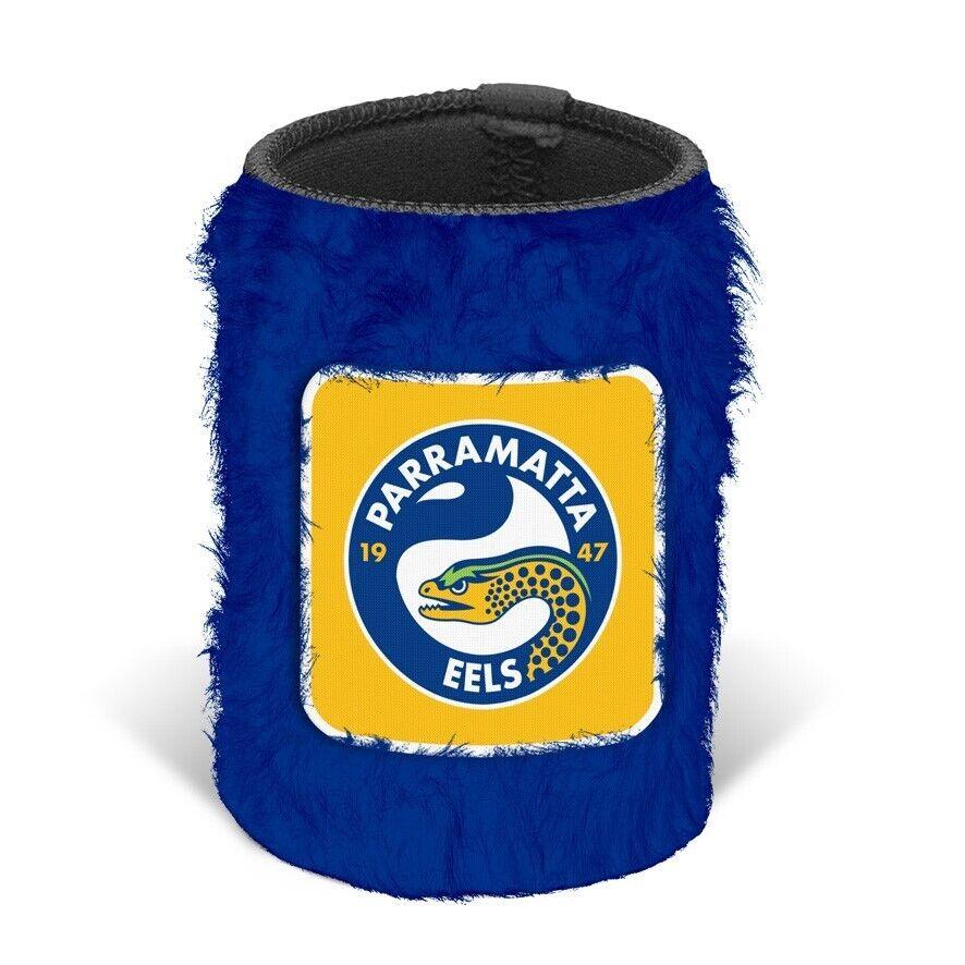 NRL Fluffy Stubby Cooler - Parramatta Eels - Can Holder