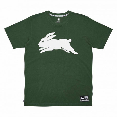 NRL Cotton Logo Tee Shirt - South Sydney Rabbitohs - YOUTH - Rugby League