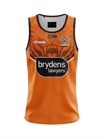 NRL 2023 Training Singlet - West Tigers - Mens - STEEDEN - Rugby League