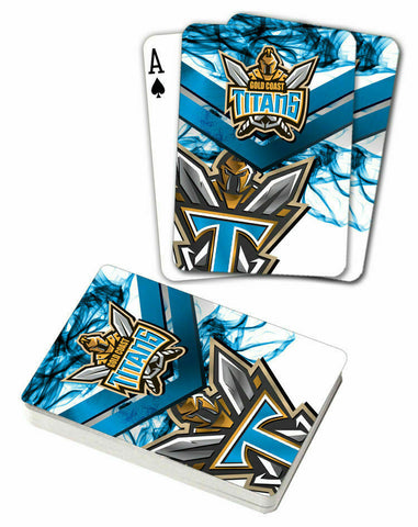 NRL Gold Coast Titans - Playing Cards Full Deck Poker Black Jack Gift Boxed