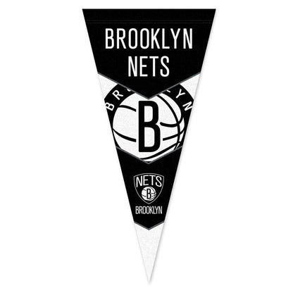 NBA Pennant Flag - Brooklyn Nets - Felt - Single