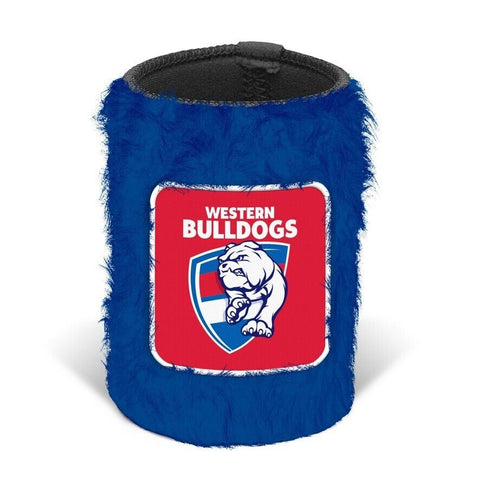 AFL Fluffy Stubby Cooler - Western Bulldogs - Can Holder