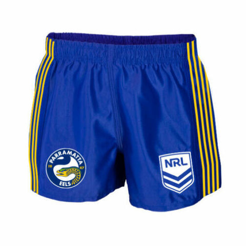 NRL Supporter Footy Shorts - Parramatta Eels - Kids Youth Adults