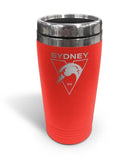 AFL Coffee Travel Mug - Sydney Swans - Thermal Drink Cup With Lid